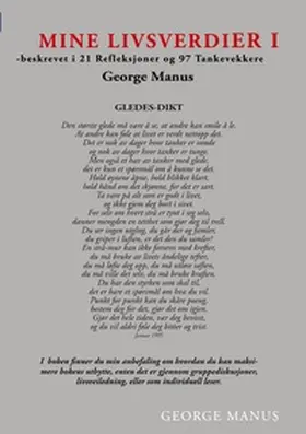 Manus |  Mine Livsverdier I | Buch |  Sack Fachmedien