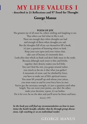 Manus |  My Life Values I | Buch |  Sack Fachmedien