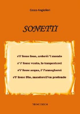Angiolieri |  Sonetti | eBook | Sack Fachmedien
