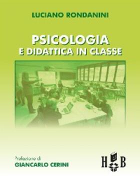 Rondanini |  Psicologia e didattica in classe | eBook | Sack Fachmedien