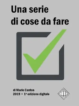 Canton |  Una serie di cose da fare | eBook | Sack Fachmedien