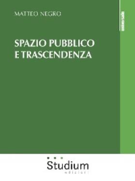 Negro |  Spazio pubblico e trascendenza | eBook | Sack Fachmedien