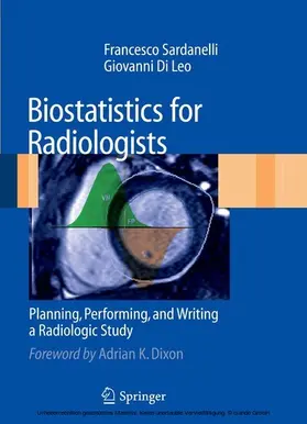 Sardanelli / Di Leo | Biostatistics for Radiologists | E-Book | www2.sack.de