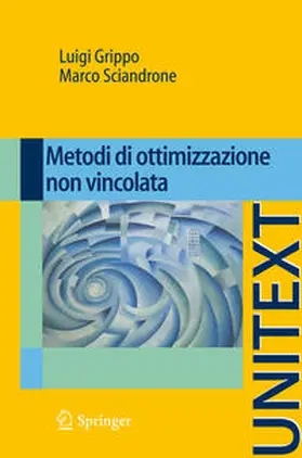 Grippo / Sciandrone |  Metodi di ottimizzazione non vincolata | eBook | Sack Fachmedien