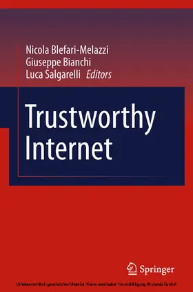 Blefari-Melazzi / Bianchi / Salgarelli |  Trustworthy Internet | eBook | Sack Fachmedien