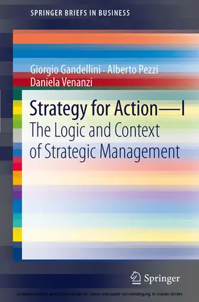 Gandellini / pezzi / Venanzi |  Strategy for Action – I | eBook | Sack Fachmedien