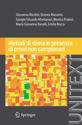 Nicolini / Marasini / Rocco | Metodi di stima in presenza di errori non campionari | Buch | 978-88-470-2795-4 | sack.de