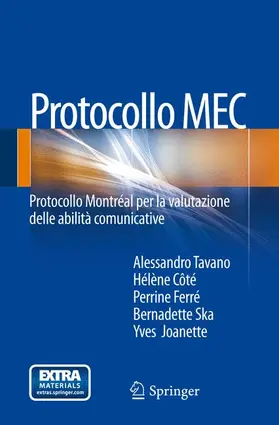 Tavano / Côté / Joanette |  Protocollo MEC | Buch |  Sack Fachmedien