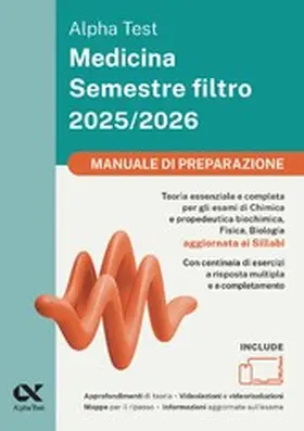 Barosso / Provasi / Rodino |  Medicina semestre filtro 2025-2026 | eBook | Sack Fachmedien