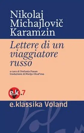 Karamzin / Pavan |  Lettere di un viaggiatore russo | eBook | Sack Fachmedien