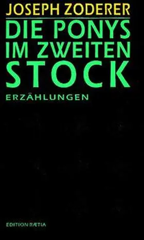 Zoderer |  Die Ponys im zweiten Stock | Buch |  Sack Fachmedien