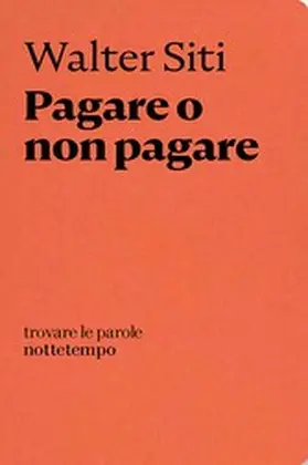 Siti |  Pagare o non pagare | eBook | Sack Fachmedien