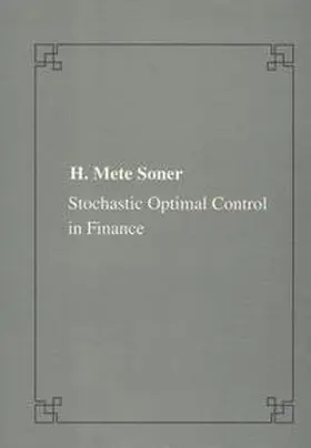 Soner |  Stochastic optimal control in finance | Buch |  Sack Fachmedien