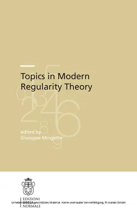 Mingione | Topics in Modern Regularity Theory | E-Book | sack.de
