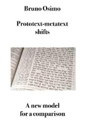 Osimo |  Prototext-metatext translation shifts | eBook | Sack Fachmedien
