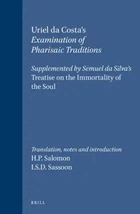 Da Costa |  Examination of Pharisaic Traditions | Buch |  Sack Fachmedien