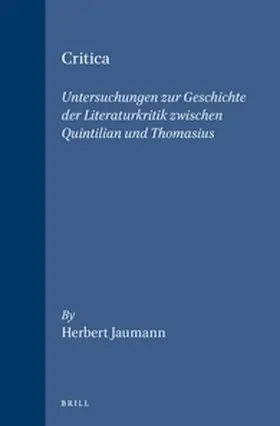 Jaumann |  Critica | Buch |  Sack Fachmedien