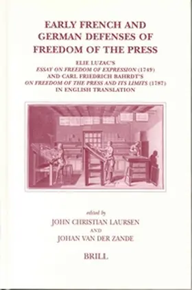  Early French and German Defenses of Freedom of the Press | Buch |  Sack Fachmedien