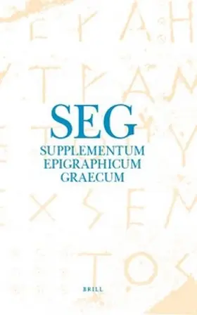  Supplementum Epigraphicum Graecum, Volumes I to XXV (1923 - 1971) Plus Index (8 Vols.) | Buch |  Sack Fachmedien