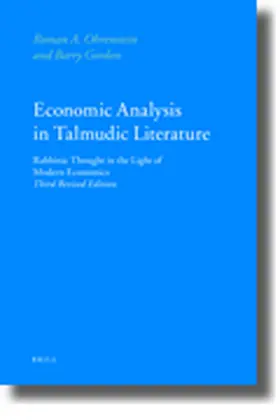 Ohrenstein / Gordon |  Economic Analysis in Talmudic Literature | Buch |  Sack Fachmedien