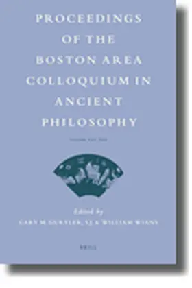 Gurtler / Wians |  Proceedings of the Boston Area Colloquium in Ancient Philosophy | Buch |  Sack Fachmedien