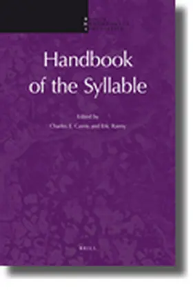 Cairns / Raimy |  Handbook of the Syllable | Buch |  Sack Fachmedien