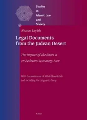 Layish |  Legal Documents from the Judean Desert | Buch |  Sack Fachmedien