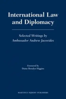 Jacovides |  International Law and Diplomacy | Buch |  Sack Fachmedien
