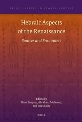 Zinguer / Melamed / Shalev |  Hebraic Aspects of the Renaissance | Buch |  Sack Fachmedien