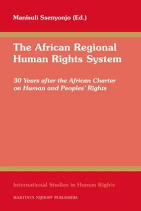 Ssenyonjo |  The African Regional Human Rights System | Buch |  Sack Fachmedien