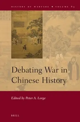  Debating War in Chinese History | Buch |  Sack Fachmedien