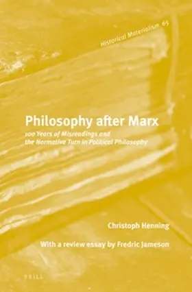 Henning |  Philosophy After Marx | Buch |  Sack Fachmedien