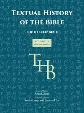 Lange / Tov |  Textual History of the Bible Vol. 1a | Buch |  Sack Fachmedien