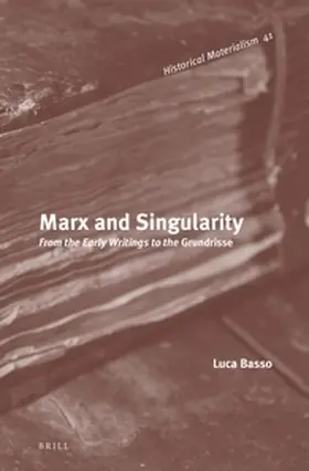 Basso |  Marx and Singularity | Buch |  Sack Fachmedien