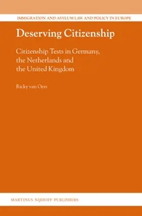 Oers |  Deserving Citizenship | Buch |  Sack Fachmedien