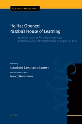 Sassmannshausen |  He Has Opened Nisaba's House of Learning | Buch |  Sack Fachmedien