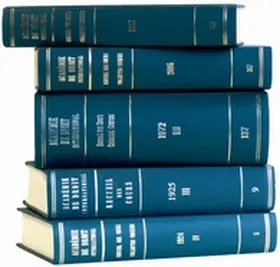 Académie de Droit International de la Haye |  Recueil des cours, Collected Courses, Tome/Volume 366 | Buch |  Sack Fachmedien