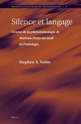 Noble |  Silence Et Langage | Buch |  Sack Fachmedien