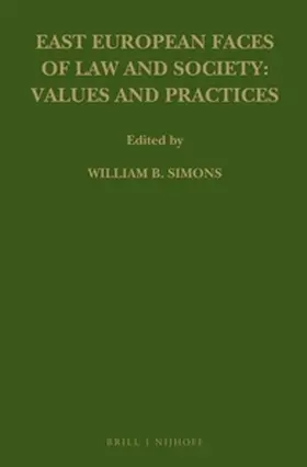 Simons |  East European Faces of Law and Society: Values and Practices | Buch |  Sack Fachmedien