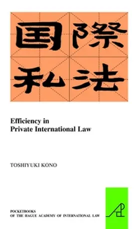 Kono | Efficiency in Private International Law | Buch | 978-90-04-28506-4 | sack.de