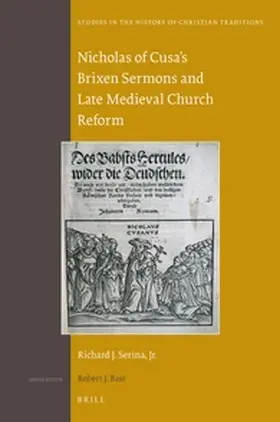 Serina |  Nicholas of Cusa's Brixen Sermons and Late Medieval Church Reform | Buch |  Sack Fachmedien