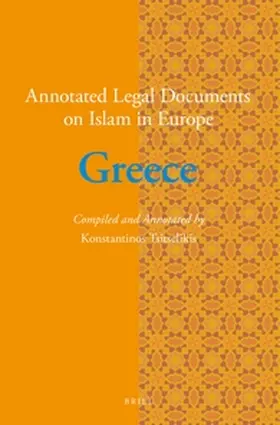 Tsitselikis |  Annotated Legal Documents on Islam in Europe: Greece | Buch |  Sack Fachmedien