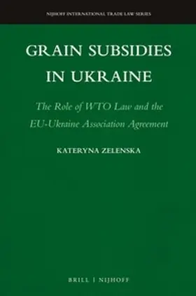 Zelenska |  Grain Subsidies in Ukraine | Buch |  Sack Fachmedien