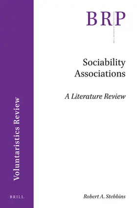 Stebbins |  Sociability Associations | Buch |  Sack Fachmedien