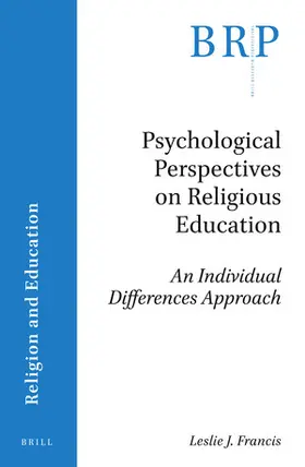 Francis |  Psychological Perspectives on Religious Education | Buch |  Sack Fachmedien