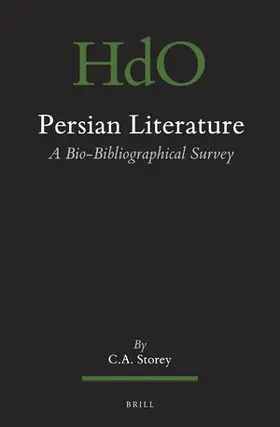 Storey |  Persian Literature, a Bio-Bibliographical Survey | Buch |  Sack Fachmedien