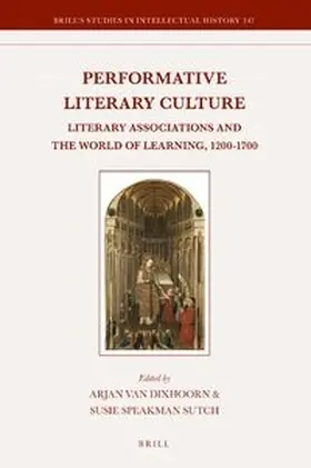 van Dixhoorn / Speakman Sutch |  Performative Literary Culture | Buch |  Sack Fachmedien
