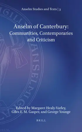  Anselm of Canterbury: Communities, Contemporaries and Criticism | Buch |  Sack Fachmedien