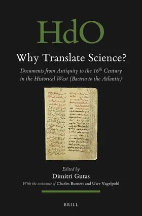 Gutas |  Why Translate Science? | Buch |  Sack Fachmedien