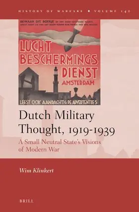 Klinkert |  Dutch Military Thought, 1919-1939 | Buch |  Sack Fachmedien